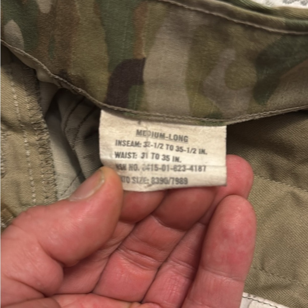 U.S. Army Camouflage Combat Pants - Picture 4 of 6